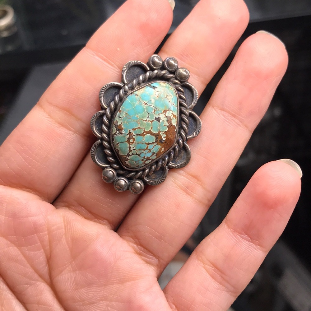 Native American Turquoise Ring - image 1